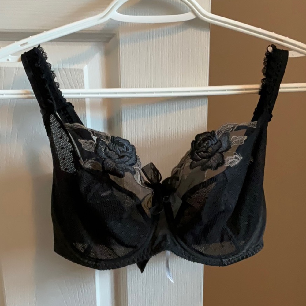Empreinte Garance balcony bra black in size US 30F.